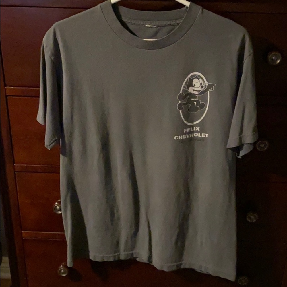 Vintage Thrifted Felix the Cat/Chevrolet Shirt